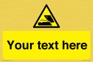 Custom Warning submerged objects in watercraft areas